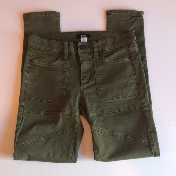 Green jeans. - Picture 1 of 6